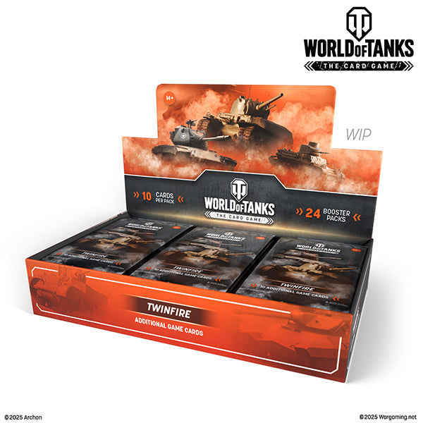 World of Tanks the Card Game: Twinfire- Booster Display