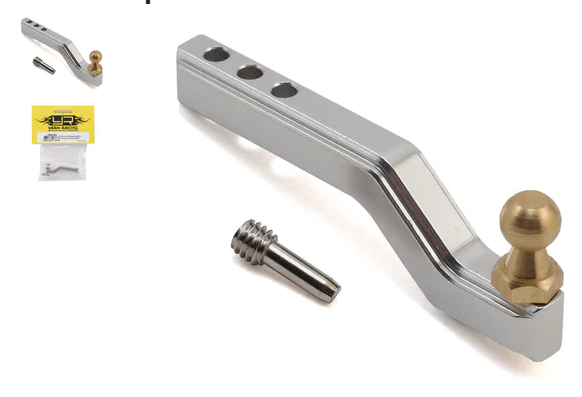 Traxxas TRX-4 Aluminum & Brass Drop Hitch Receiver