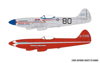 1:48 Supermarine Spitfire MkXIV Civilian Schemes