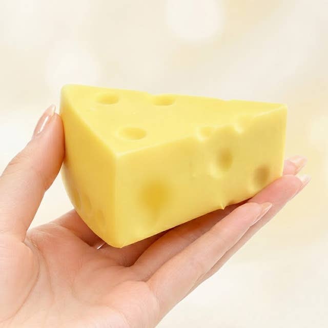 K-Wonderland - Mini Cheese Squish – Soft & Slow-Rebound Squishy : Cheese 9cm