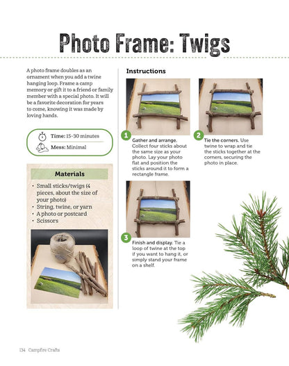 Fox Chapel Publishing - Campfire Crafts - 70+ Screen-Free Outdoor Projects Book