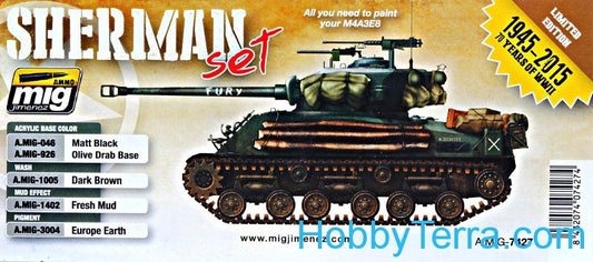 "FURY" SHERMAN WEATHERSET