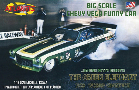 Jim and Betty Green's "The Green Elephant" Chevy Vega Funny Car (1/16)