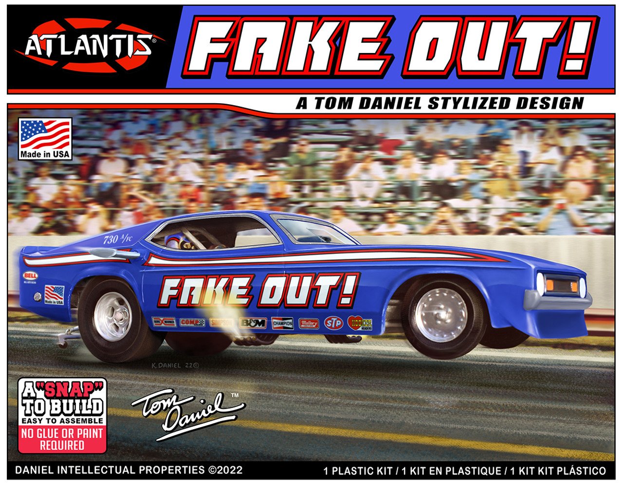 1/32 Scale Snap Tom Daniel Fake Out Funny Car Plastic Model Kit