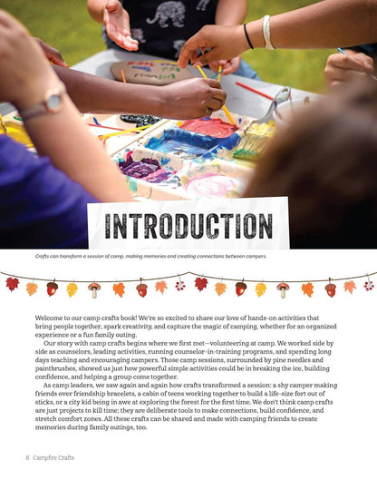 Fox Chapel Publishing - Campfire Crafts - 70+ Screen-Free Outdoor Projects Book