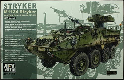 Qiyun AFV Club 1 35 M1134 Stryker Atgm Carrier Plastic Model Kit AF35134