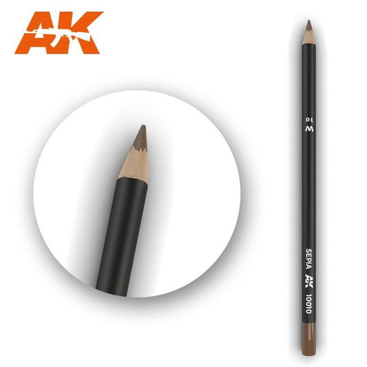 AK Weathering Pencils for Models: Sepia
