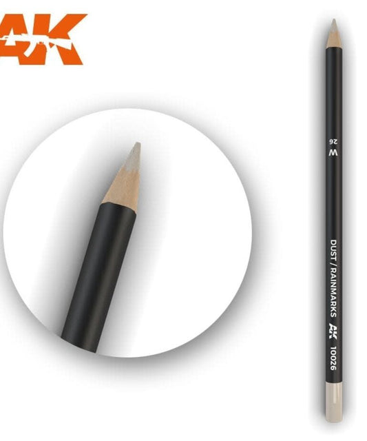 AK Weathering Pencils for Models: Dust/Rainmarks