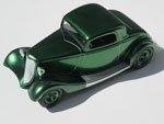 Candy Bottle Green Enamel 1 oz