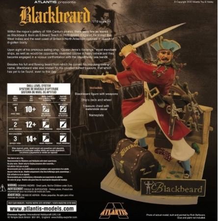 Blackbeard the Bloodthirsty Pirate 1/10 Plastic Model Kit