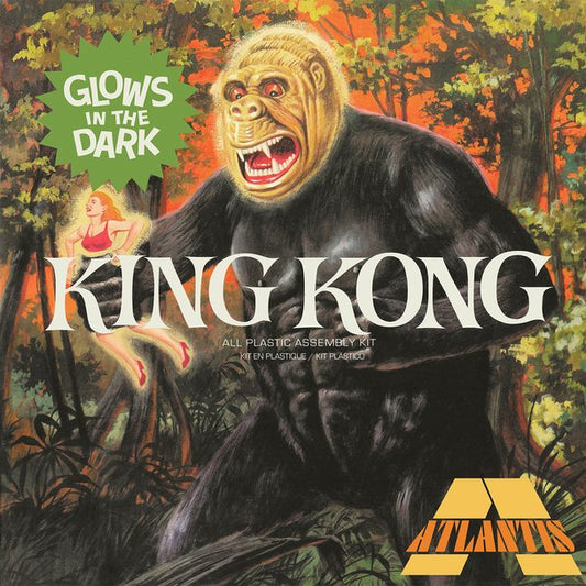 King Kong Glow Edition Plastic Model Kit Made in the USA