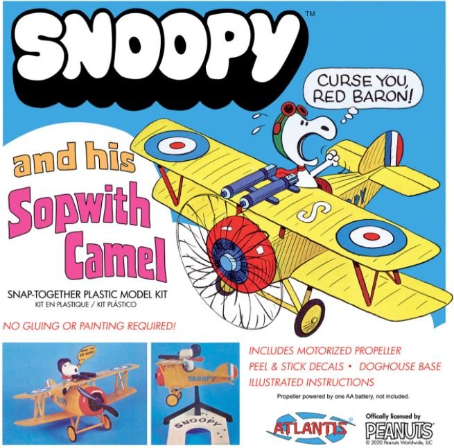Snoopy and his Sopwith Camel with Motor SNAP
