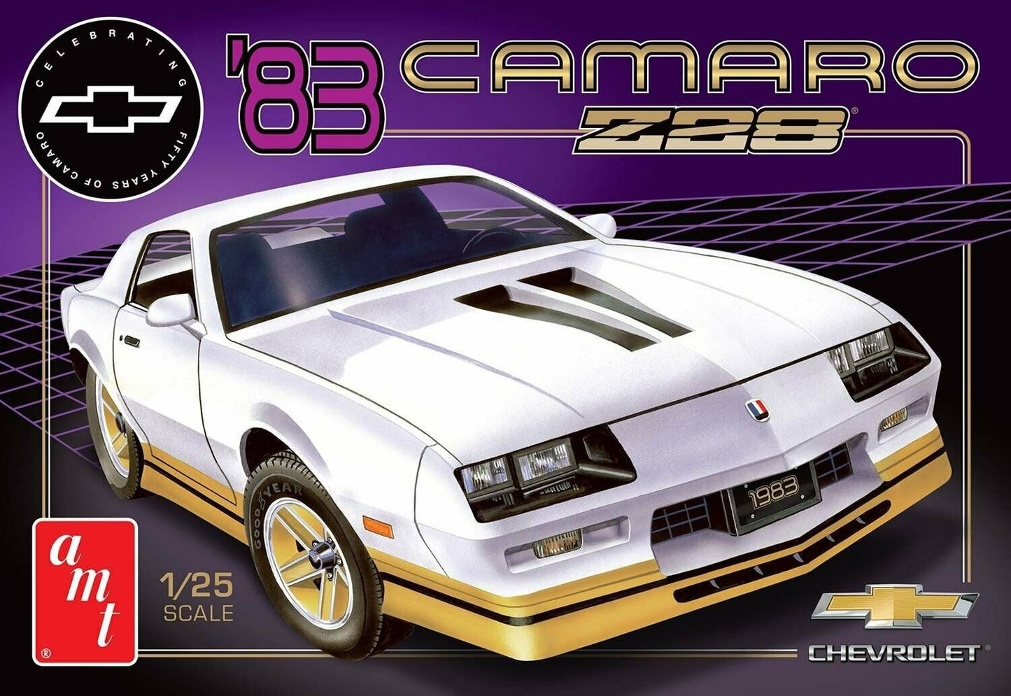 AMT1051 / 12 1/25 1983 Chevy Camaro Z-28 50th Anniversary
