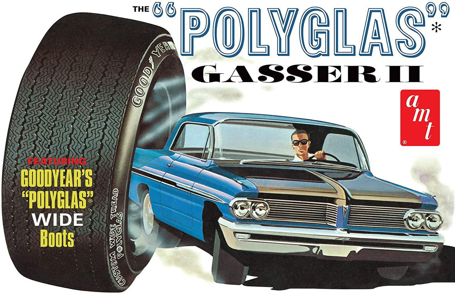 AMT1092/12 1/25 1962 Pontiac Catalina Polyglas Gasser I