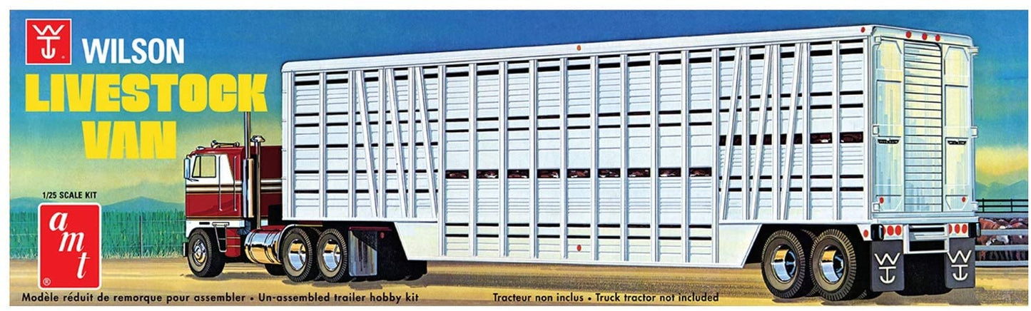 AMT1106/06 1/25 Wilson Livestock Van Trailer