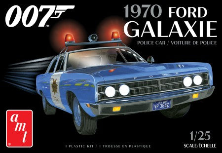 AMT1172 '70 Ford Galaxie Interceptor Police Car-James Bond