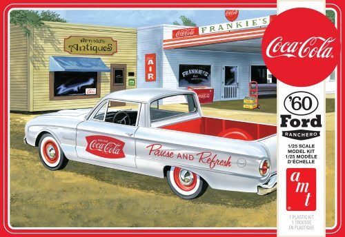 AMT 1960 FORD RANCHERO W/COKE CHEST (COCA-COLA) 1:25 SCALE MODEL KIT