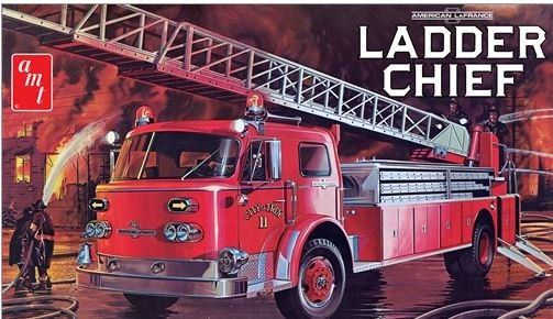 AMT American LaFrance Ladder Chief Fire Truck 1:25 Scale Model Kit