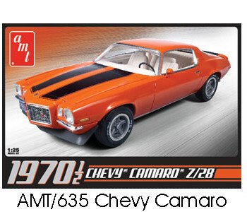 AMT635L/12 1/25 Camaro Z28 1970 1/2
