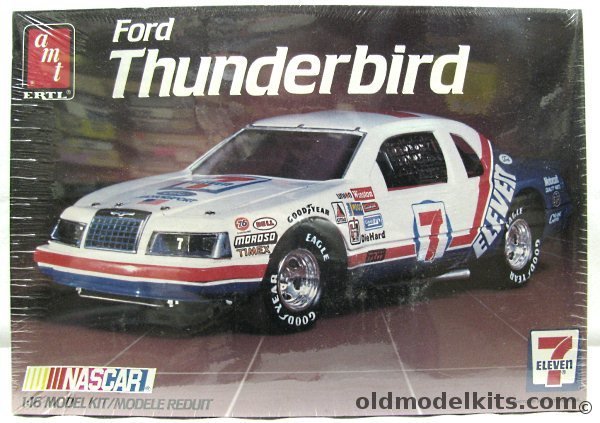 NASCAR 7 Eleven Ford Thunderbird AMT 6718 1/16 Plastic Model Kit