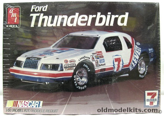 NASCAR 7 Eleven Ford Thunderbird AMT 6718 1/16 Plastic Model Kit