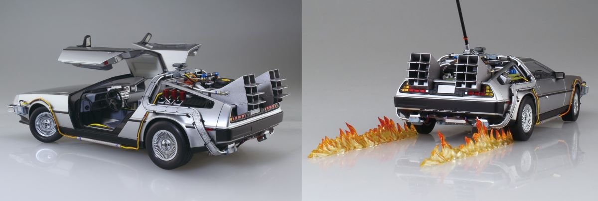 1/24 DeLorean Car Hook Type Back to the Future I