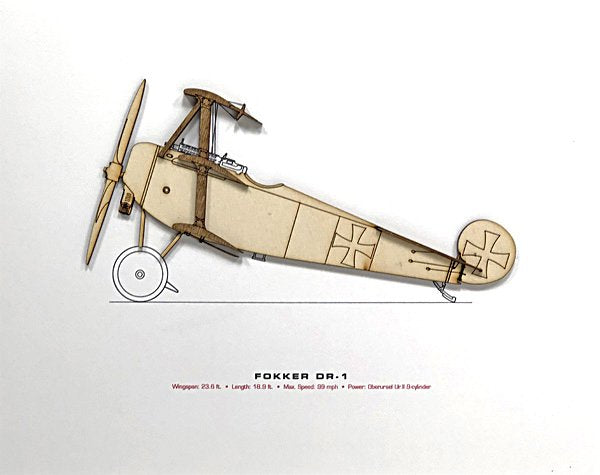 Fokker Dr.1 Profile Print