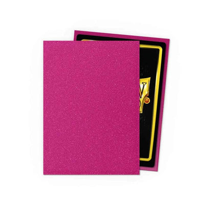 Dragon Shield Sleeves: Standard Matte - SPARKLES SERIES: PINK SAPPHIRE (100CT)
