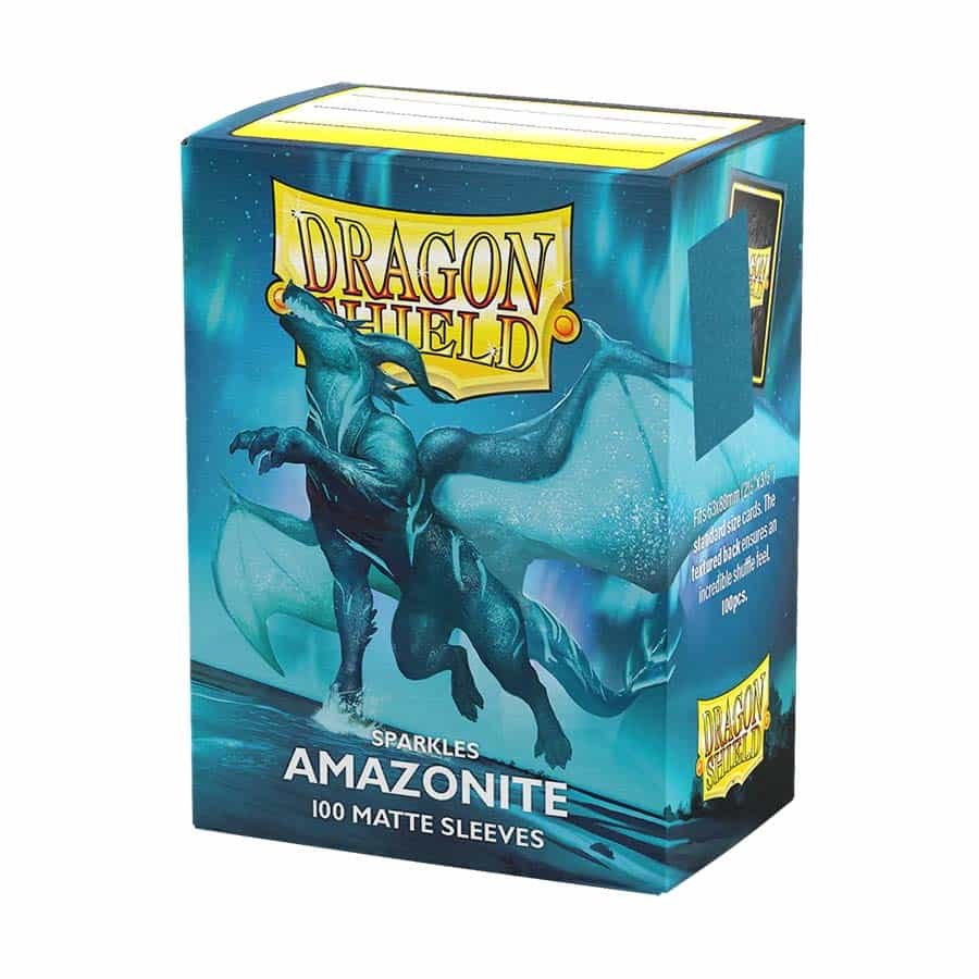 Dragon Shield Sleeves: Standard Matte - SPARKLES SERIES: AMAZONITE (100CT)