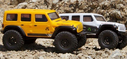 SCX24 V2 2019 Jeep Wrangler JLU CRC 1/24 4WD-RTR YELLOW