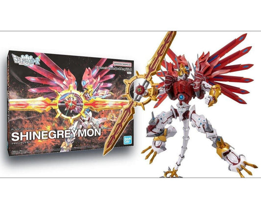 Shinegreymon "Digimon" Model Kit Bandai Figure-rise Standard Amplified