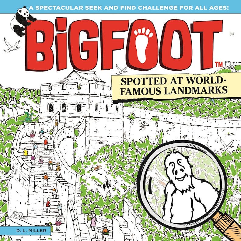 Fox Chapel Publishing - BigFoot Spotted at World-Famous Landmarks- Puzzle Story Book