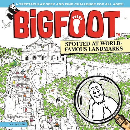 Fox Chapel Publishing - BigFoot Spotted at World-Famous Landmarks- Puzzle Story Book