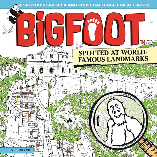 Fox Chapel Publishing - BigFoot Spotted at World-Famous Landmarks- Puzzle Story Book