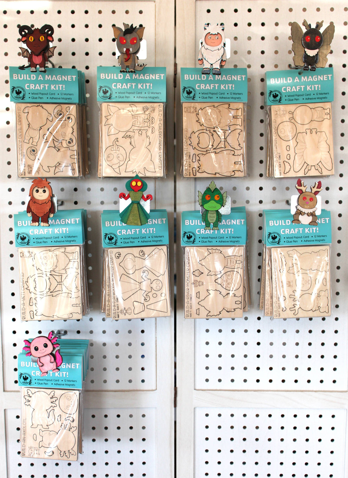 Pheasant & Needham Home Decor & Crafts - DIY Build a River Monster Magnet Kit CRAFT KIT MYTHICAL