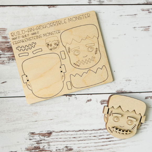 Pheasant & Needham Home Decor & Crafts - DIY Frankenstein Magnet Kit HALLOWEEN