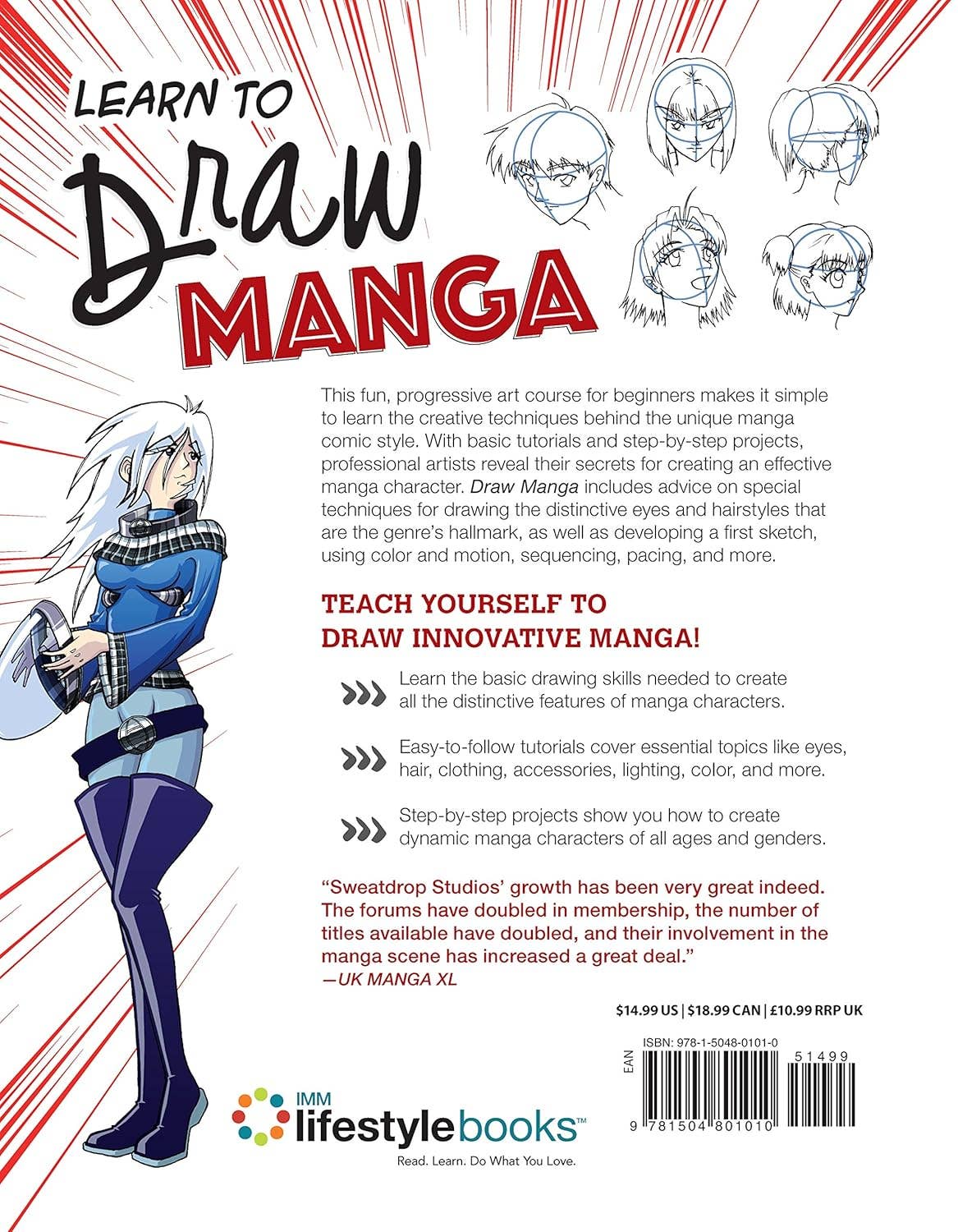 Fox Chapel Publishing - Draw Manga - Step-by-Step, Easy to Follow Directions