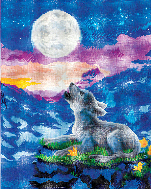 CA Mounted Kit (Lg): Howling Wolf Cub