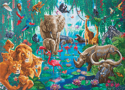 CA Mtd Kit (XL size A): Jungle Gathering