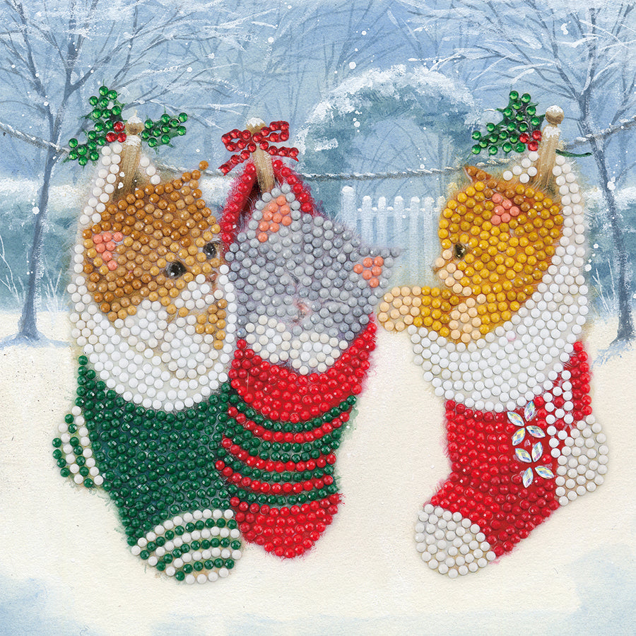CA Card Kit: Christmas Kittens