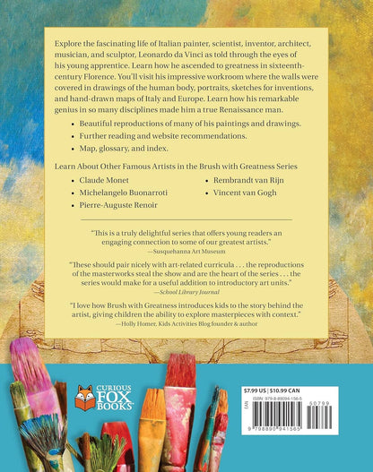 Fox Chapel Publishing - Brush with Greatness: Leonardo da Vinci (SC)