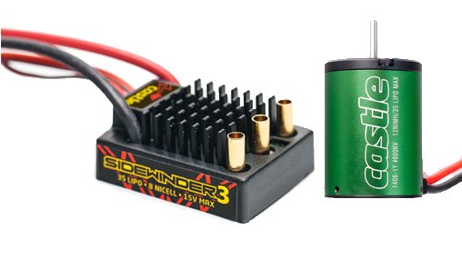 1501 1/10 SV3 Sidewinder Waterproof 12V ESC/4600 Combo