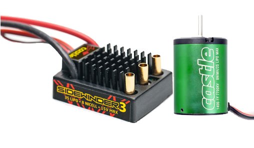 1504 1/10 SV3 Sidewinder Waterproof 12V ESC/7700 Combo