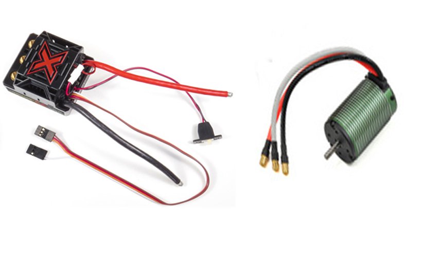 4501 Mamba Monster X Waterproof ESC w/2200KV Motor