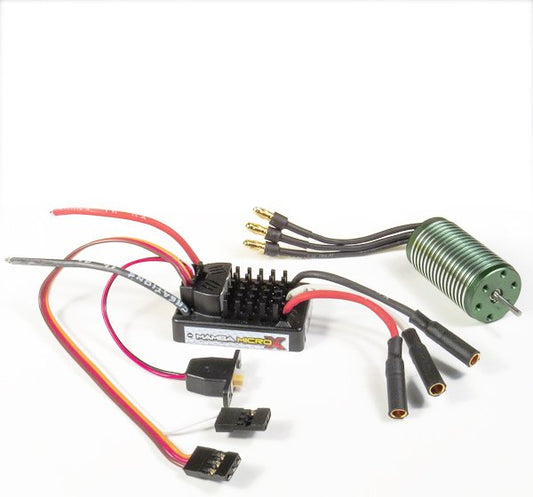 Mamba Micro X 12.6V ESC 2A Peak BEC W/0808-8200Kv Brushless Motor