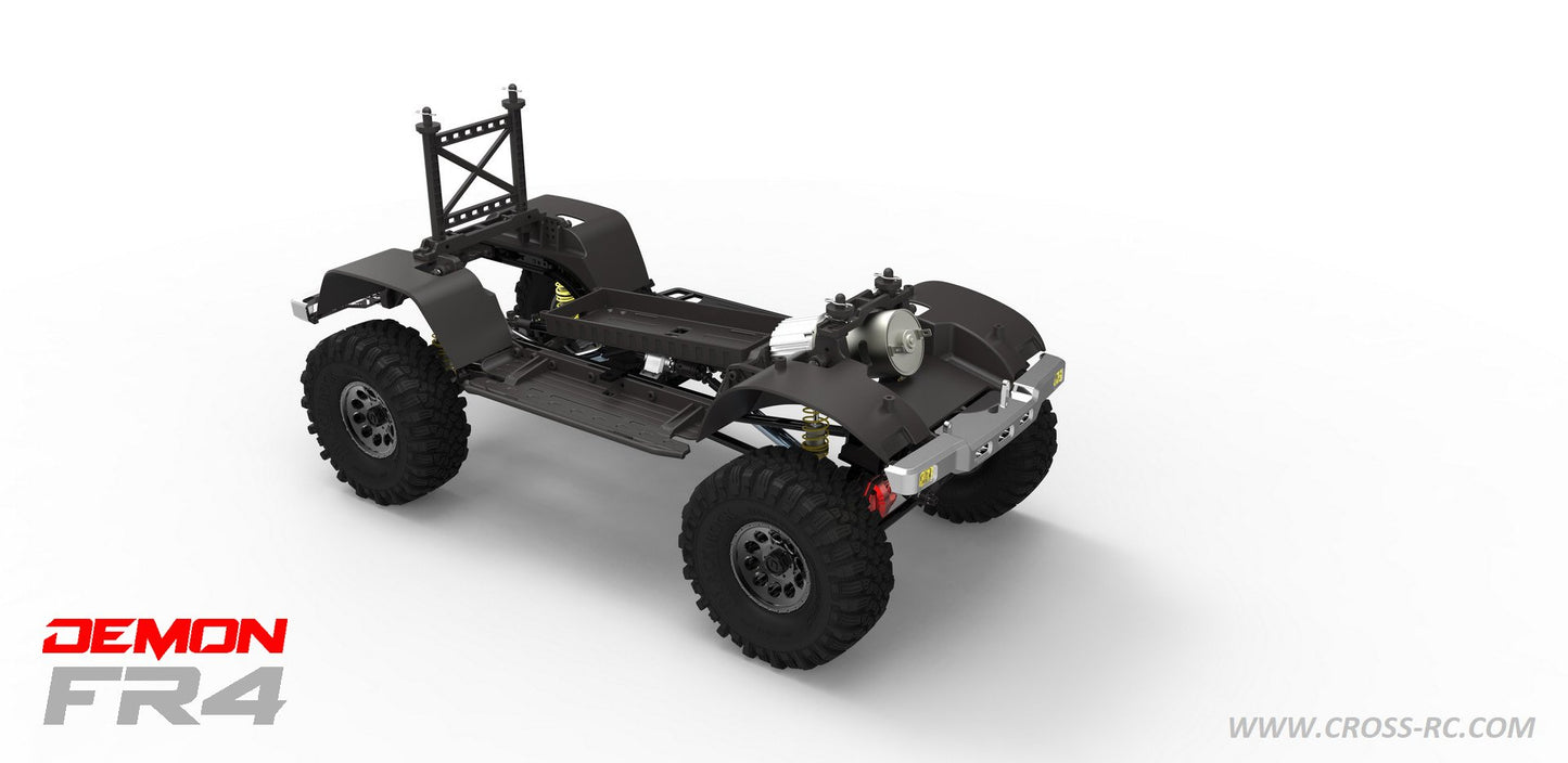 FR4A 1/10 Demon 4x4 Crawler Kit Lexan SUV Body
