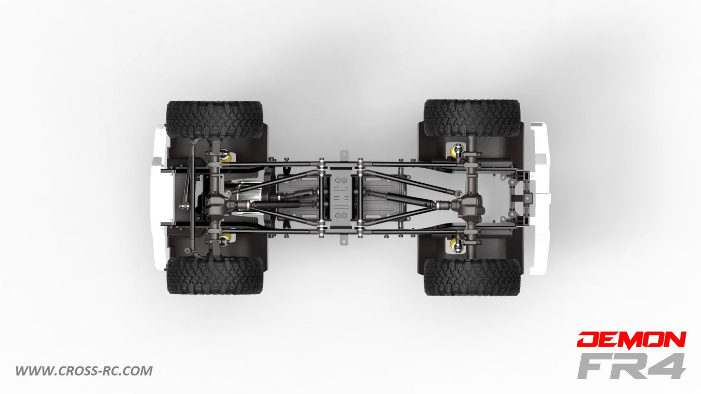 FR4A 1/10 Demon 4x4 Crawler Kit Lexan SUV Body