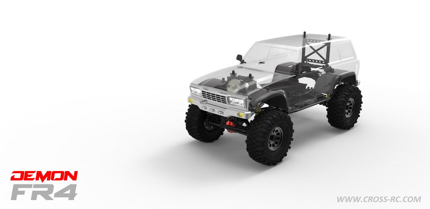 FR4A 1/10 Demon 4x4 Crawler Kit Lexan SUV Body