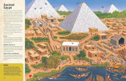 Fox Chapel Publishing - Curious Quest: Time Travel - Seek-and-Find Maze Challenges