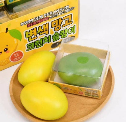 K-Wonderland - New! Magic Color Mango Crunch Squishy –  ASMR!